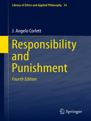 cover image of Responsibility and  Punishment